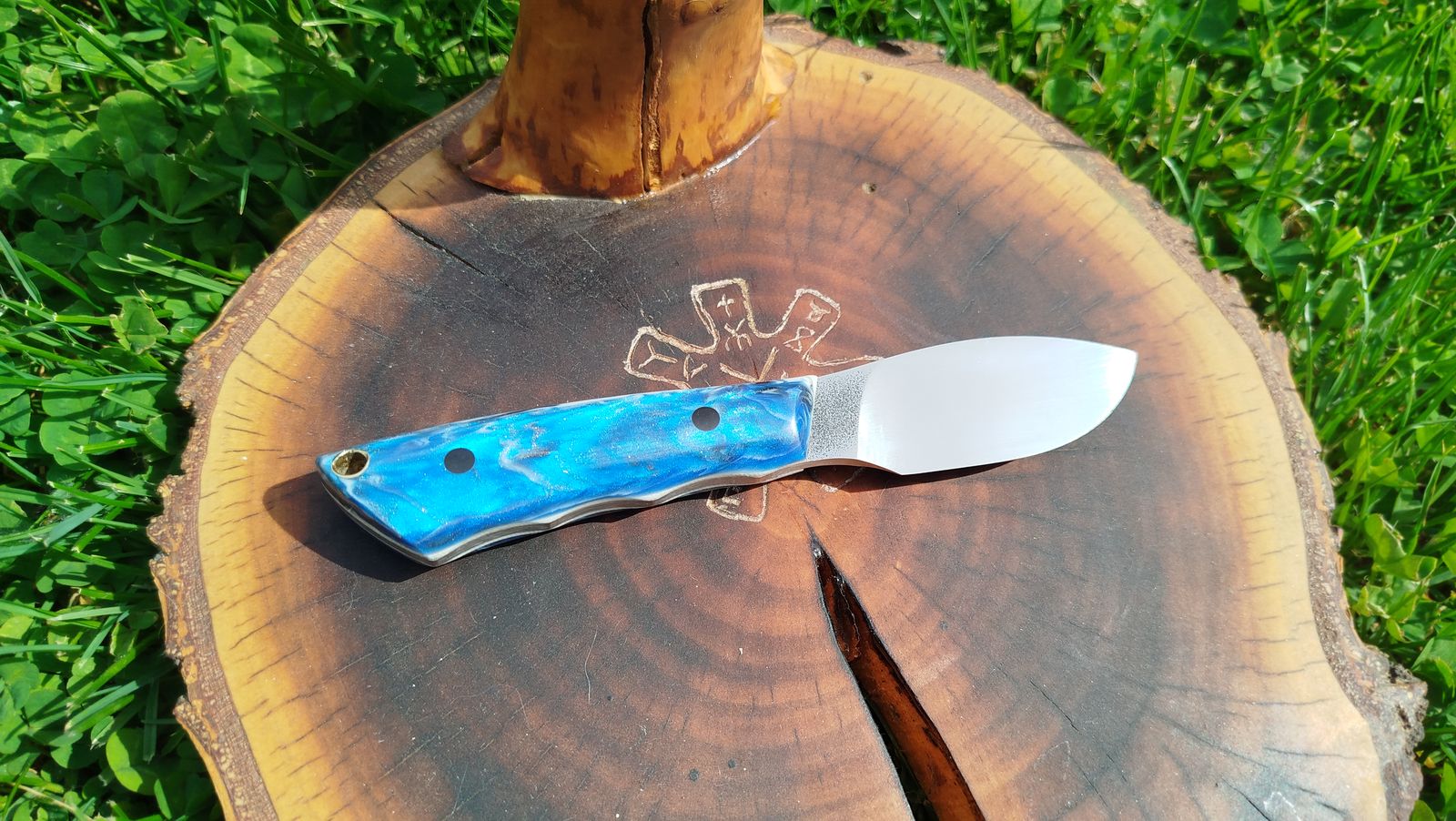 BLUE SPARK handmade knife – photo 2