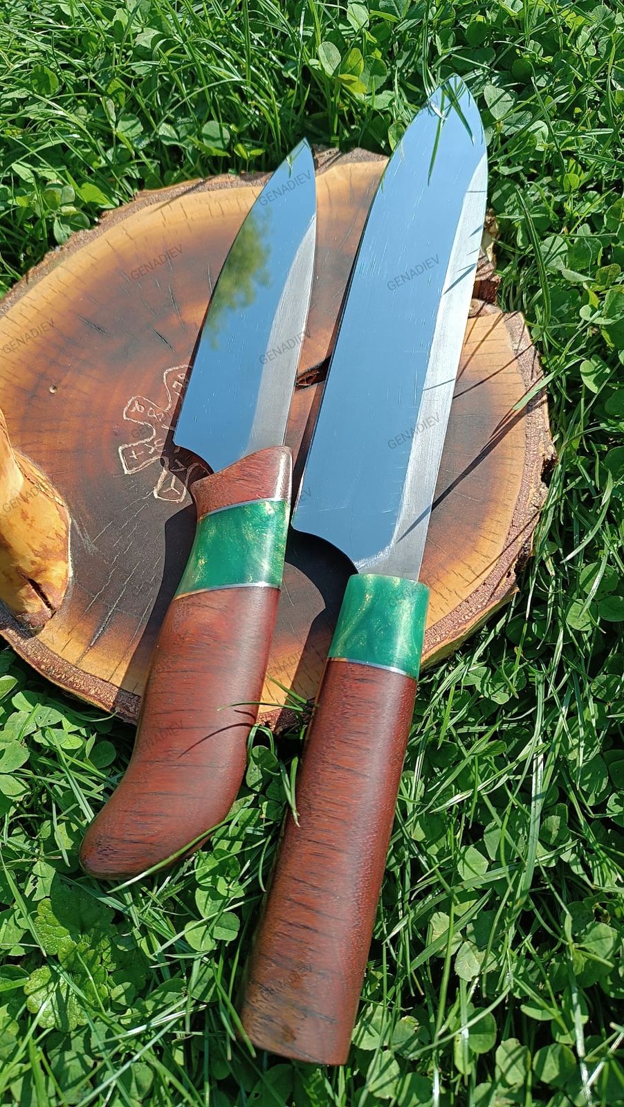 EMERALD CHEF #014 handmade knife
