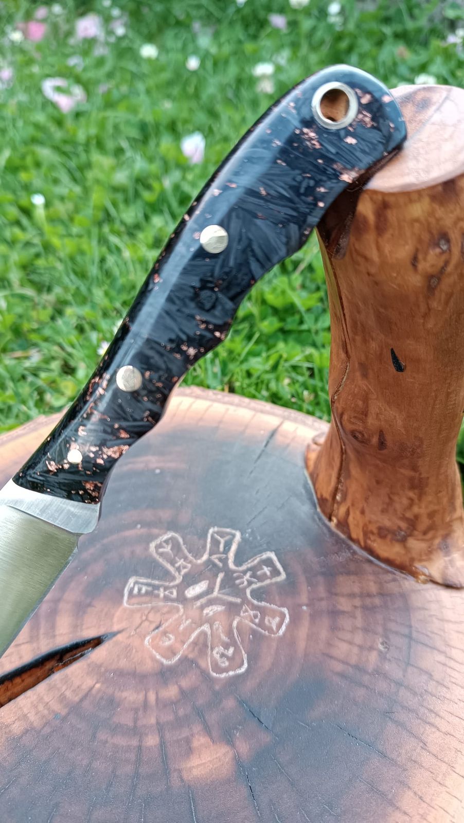 Copper Raven handmade knife – photo 3