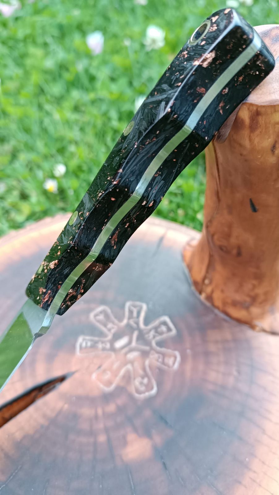Copper Raven handmade knife – photo 5