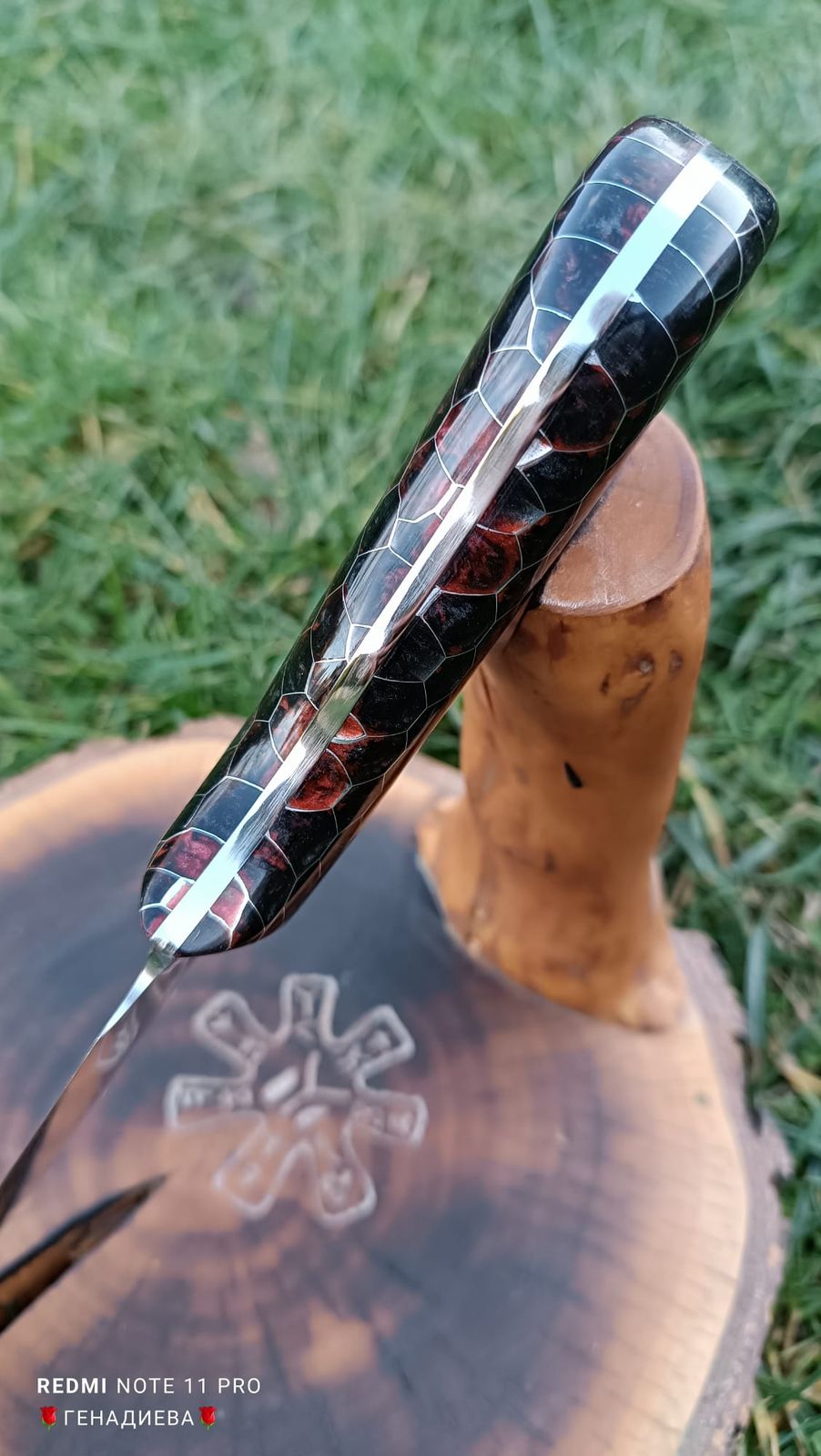 HEX SHADOW handmade knife – photo 4