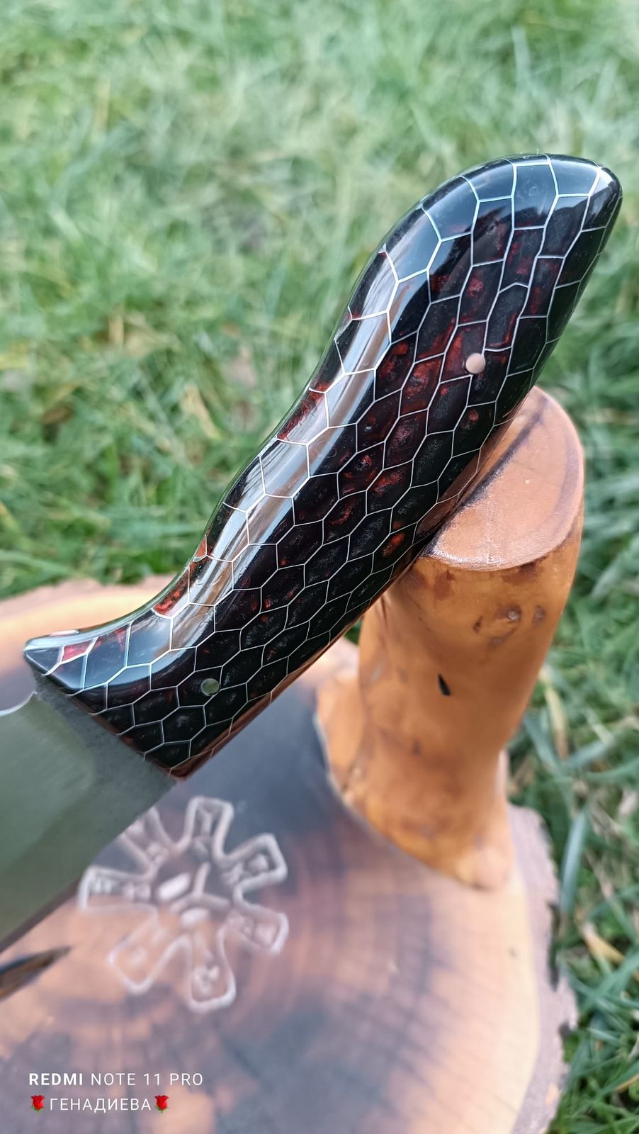 HEX SHADOW handmade knife – photo 5