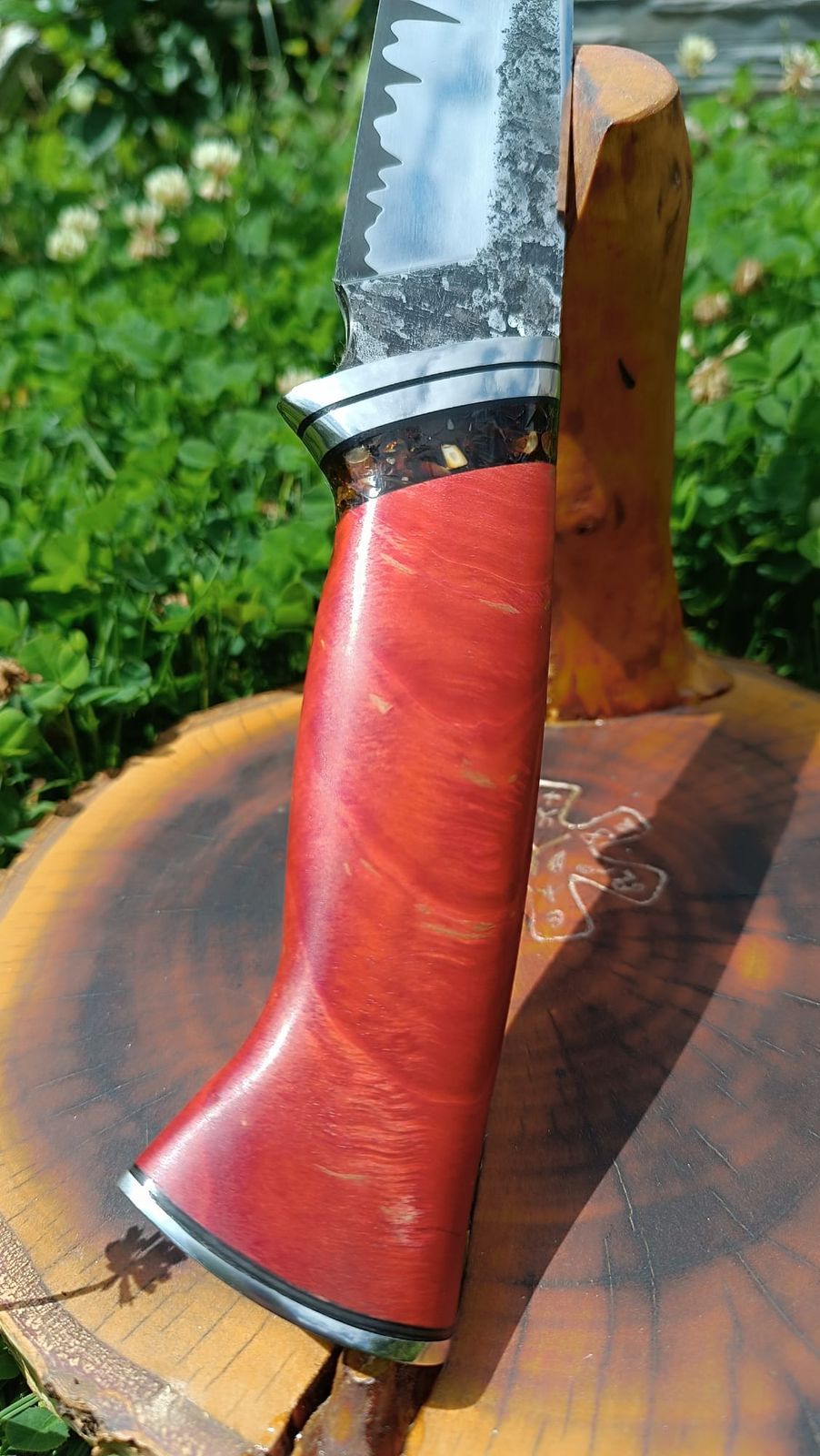 Crimson Predator handmade knife – photo 3