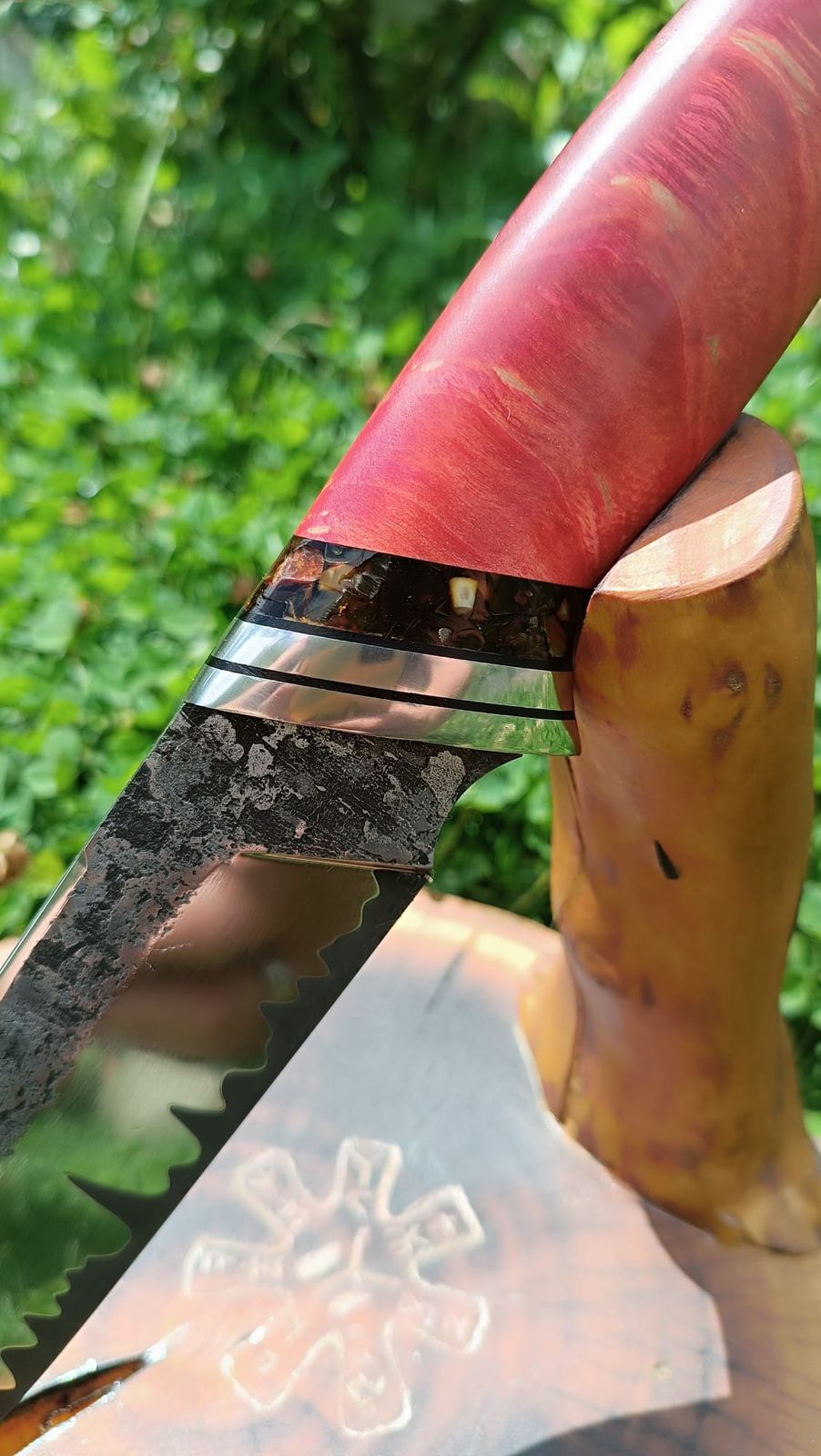 Crimson Predator handmade knife – photo 6